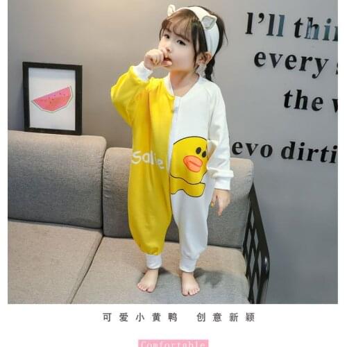 Spring Sleepwear Summer Sleeping Bag Cartoon Baby Boys Clothes For Girls Pajamas Kids Clothing Bodysuits Jumpsuits Warm Romper
