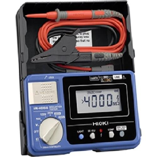 HIOKI IR4056-20 Resistance Tester High Precision 5-Range 50 to 1000V Digital Insulation Tester High-brightness LED Display