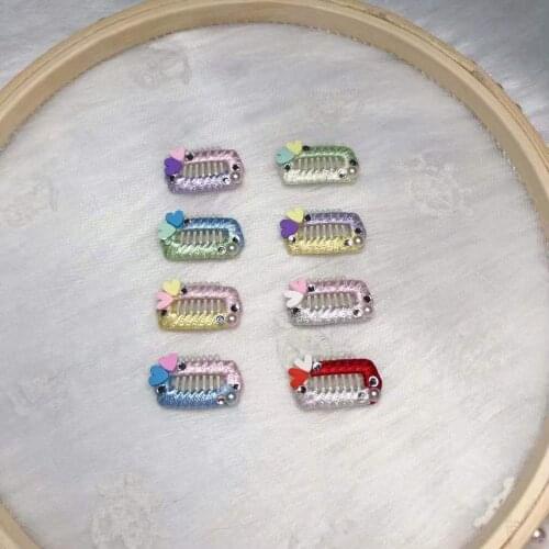 Dogs Hair Accessories Love small diamond color matching Pet Cat And Dog Hairpin Comb 2.3cm 2.8cm 3.2cm