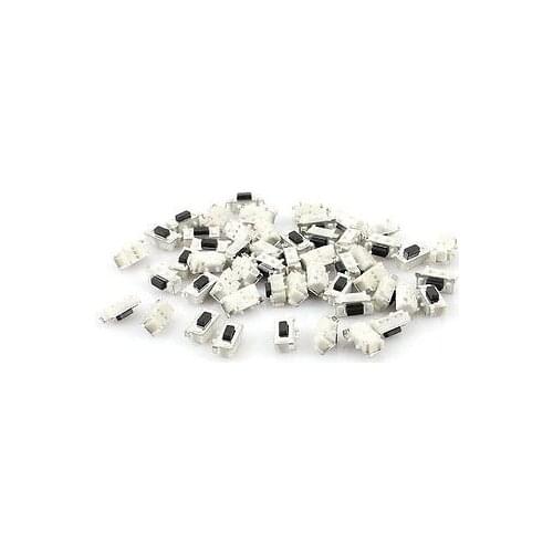 100 Pcs 6mm x 3.5mm SPST 2 Pins Momentary Push Button SMD SMT Tactile Tact Switch