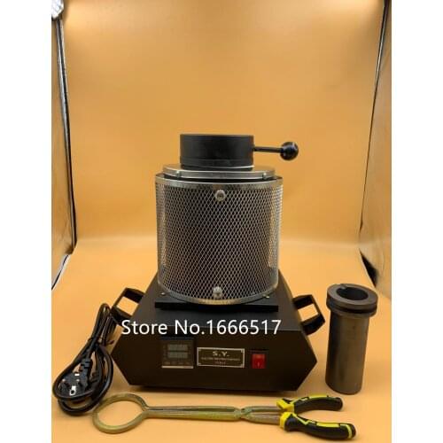 1kg gold, copper, silver, aluminum,smelting melting furnace,gold melting furnace, Electric smelting High quality ne