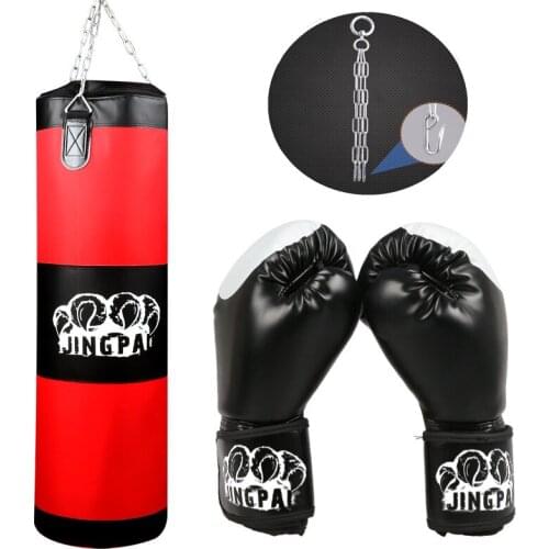Boxing Punching Bag Hook Hanging Bag Sport Sandbag Boxing Gloves Saco Boxeo MMA Muay Thai Fitness training
