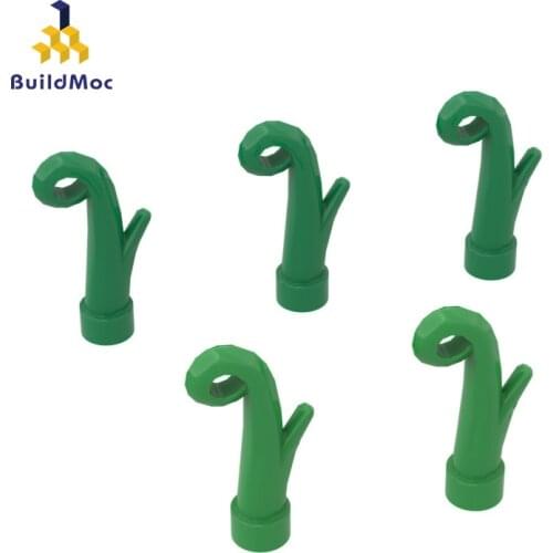 BuildMOC 15279 Plant and grass stem ldd 15279 For Building Blocks Parts DIY Construction Creative gi