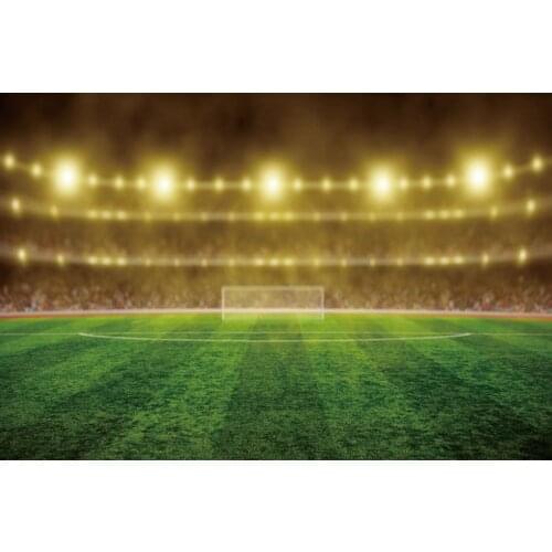 Football Field Sports Green Lawn Real Madrid Boy Birthday Party Custom Backdrop Vinyl Photography Background For Photo Studio