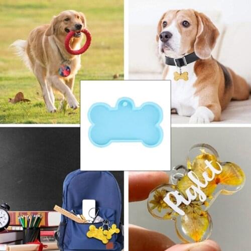 Resin Casting Silicone Mold Home Daily Hand Making Keychain Bag Pendant Molds with Pretty Patterns Durable Unique Molds