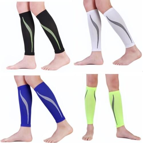 Unisex Women Men Sports Compression Socks Leg Sleeve Basketball Football Calf Support Running Shin Guard Cycling Leg Warmers