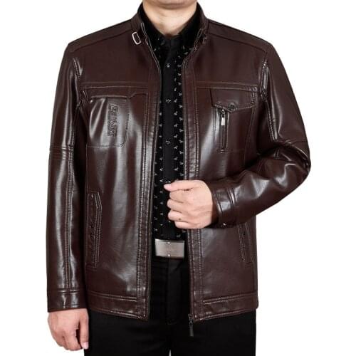 High Quality Hot Sale New Men Spring High-grade Sheep Skin Genuien Leather Jacket Mens Brand Black Leather Jacket Coat S-4xl