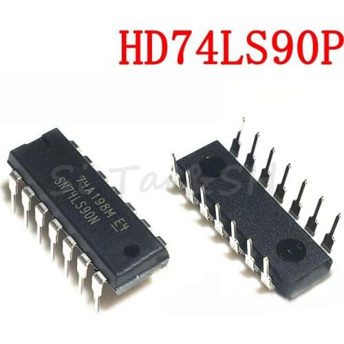 10PCS HD74LS90P DIP14 HD74LS90 DIP SN74LS90N 74LS90 SN74LS90 74LS90N new and original IC