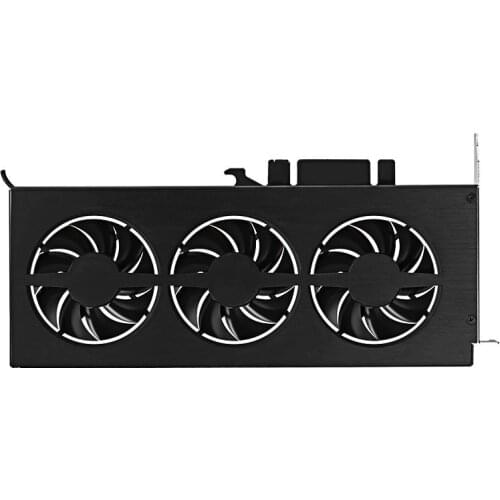 Newest LED Graphics Card Heatsink Aluminum-Magnesium Housing Support AURA Motherboard RGB Light Effect Strip Fans Cooling