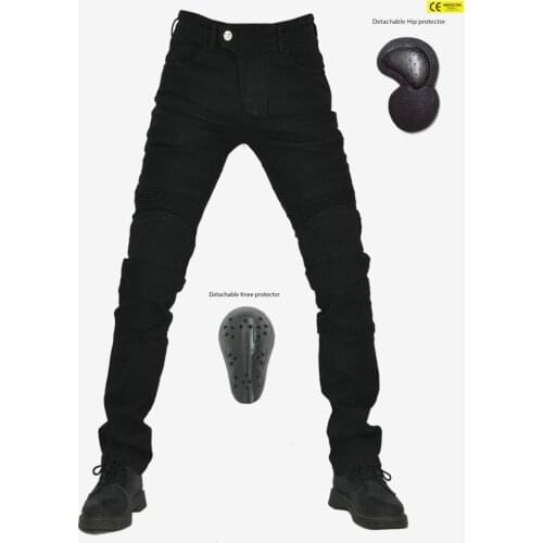 Tight Pants Motorcycle Pants Mens Motorcycle Jeans Blue Protective Gear Riding Travel Motorcycle Pants Off-Road Pants