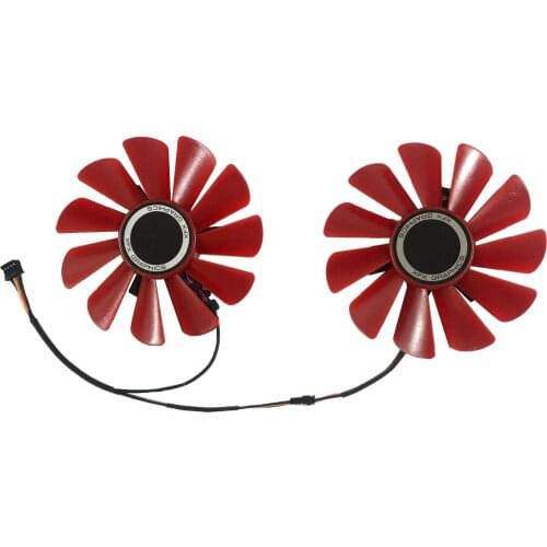 85MM CF9010H12S Diameter rx-570-rs-4gb GPU VGA Card Cooler Dual Fan For XFX RX570 RS Video Graphics Cards As Replacement