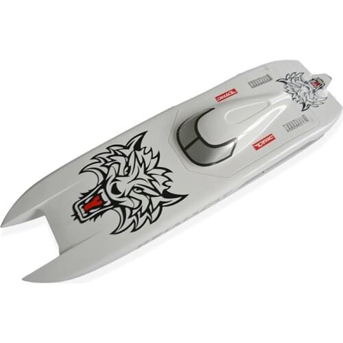 E51 Prepainted Model Electric Racing KIT RC Boat Hull Only for Advanced Player TH18473-SMT1