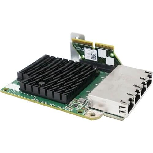 Original server Mezzanine four-port Gigabit network card 1000Mbps I350 0DHCTK DHCTK For Dell C6100 C6220II C6220 C6320