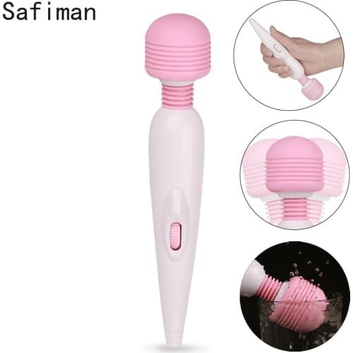 HEYIYI Adjustable sex products Powerful Quiet Vibration Massager AV Vibrator for Women USB Charging Sex Toys Clitoris Stimulator