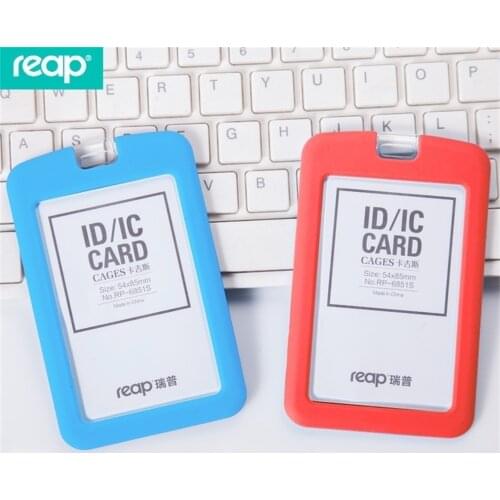 Silicon Exhibition Reap Cards Id Card Name Tag Staff Business Badge Holder Office Supplies Stationery