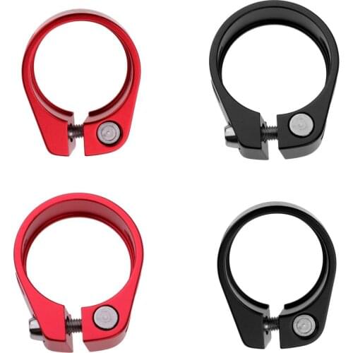 Ultralight Bike Seatpost Clamp Seat Post Lock Fastened Clamps Aluminium Alloy