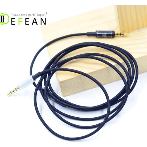 Defean Replacement Audio cable Cord wire with remote and mic for AKG N60 NC n60nc Reference headphone