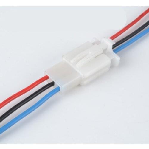 1 Kit 3 Pin Way Electrical Wire Connector Plug Set auto connectors with cable/total length 20CM