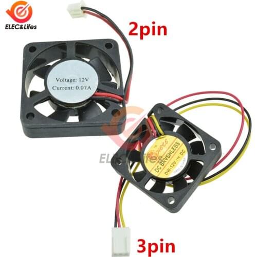 40x40x10mm 4010 Fans 12V Brushless DC Fans 2 Pin 3 Pin for 3D Printer Heatsink Cooler Cooling radiatoror 4020 Cooling Fan