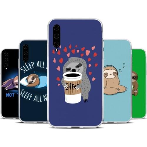 Art Sloth Smartphone Clear Case For Xiaomi Redmi K30s Ultra Note 8 9 Pro Max 9s 10T Pro 11 10 Lite Cover