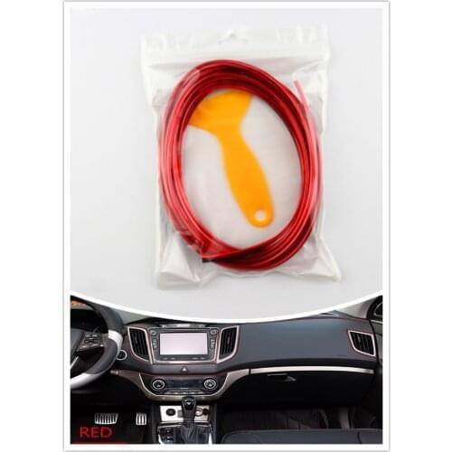 Flexible interior trim trim line car central control door trim strip 5 m/piece for BMW 530Li 335i 750i 330i 325i 320si 630i