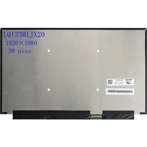 For DELL Inspiron 13 7000 7373 P83G 13.3" IPS Lcd Display screen Matrix LQ133M1JX20 FHD 1920x1080 30pin eDP