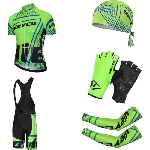 Mieyco Big Cycling Set Maillot Ropa Ciclismo Cycling Set Summer Mans Cycling Jersey Set Road Bicycle Jerseys MTB Bicycle Wear