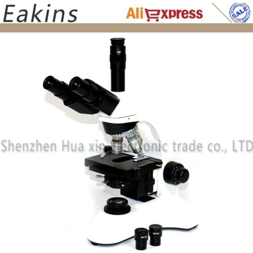 40X-1600X Professional Medical Lab Clinic Vet Trinocular Phase Contrast Compound Biological Stereo Microscope Set System