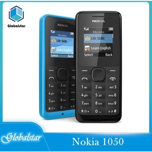 Nokia 105 Refurbished mobile phones Unlocked Original FM Radio Mobile Phone Single SIM Card or Dual SIM Card Free shipping Fast