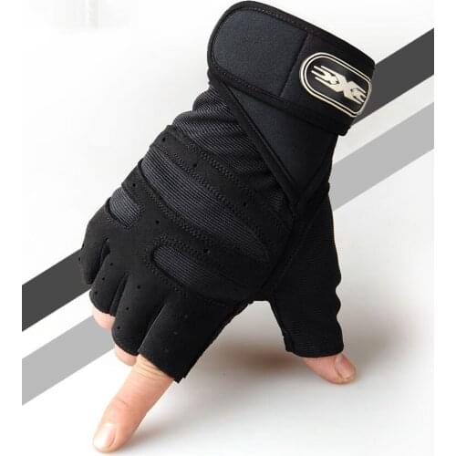 Gym Gloves Heavyweight Sports Exercise Weight Lifting Gloves Body Building Training Sport Fitness Gloves for Fiting Cycling