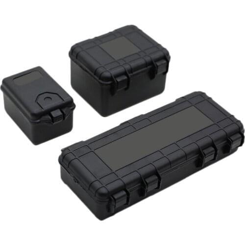 3Pcs Plastic Rc Car Storage Box Decoration Tool for Traxxas Trx4 Axial Scx10 90046 D90 1/10 Rc Crawler Accessories