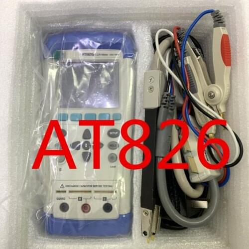 AT826 Handheld USB LCR Digital Meter Inductance Capacitance Resistance Meter Electric Bridge Touchscreen ESR Tester