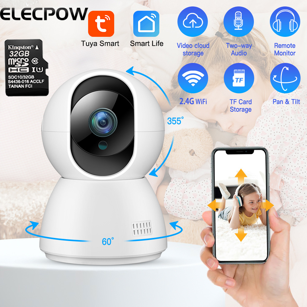 Elecpow Webcam Full HD 1080P Web Camera With Microphone USB Plug Video Cameras For PC Computer Mac Laptop Desktop Conference