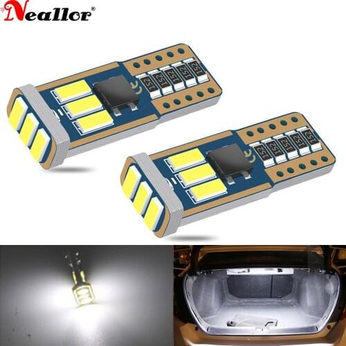 2 Pcs T10 Led Car Interior Bulb Canbus For VW Golf Polo Passat Scirocco Tiguan for Skoda Octavia Seat 5w5 W5W 2821 2825 2827 168