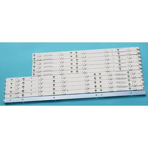 100% New 1set (12pcs) LED Strip For 50" TV LC-50LB371C LC-50LB481C YX-50018014 TT5004C TT5008T 50PFT5300 500TT64 50PUT6400