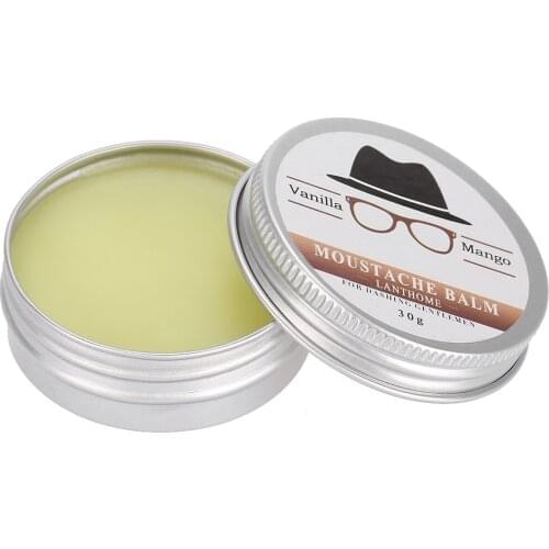 30g Mens Beard Grooming Wax Mustache Moisturizing Wax For Beard Smooth Styling Shaving Care
