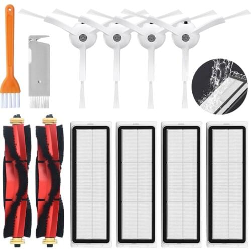 For XiaoMi Roborock S50 S51 S55 S5 Max S6 S60 S6 Pure S6 MaxV E25 E35 Vacuum Parts HEPA Filter Main Brush Mop Cloth Side Brush
