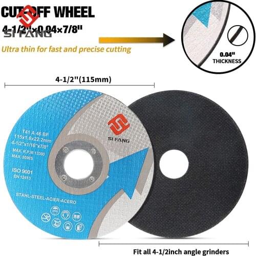 115mm Metal Cutting Discs 4.5inch Cut Off Wheels Flap Sanding discs Grinding Discs Angle Grinder Wheel for Metal Iron 3-60Pcs