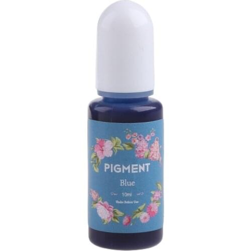 2021 13 Colors Epoxy UV Resin Coloring Dye Liquid Epoxy Pigment Resin Colorant Fading Resistance10ml Translucent 2020 trend