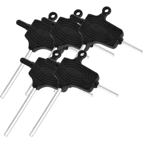 5pcs Tattoo Hex Key Tattoo Wrench Adjust Tattoo Accesories Wrench Tool For Grip Machine Set Supply Black and Green