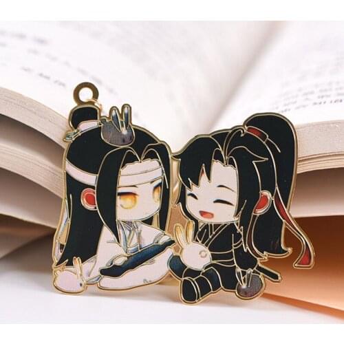 Anime Mo Dao Zu Shi The Untamed Cosplay Tian Guan Ci Fu Cosplay Bookmarks For Book Metal Books Mark Toy Gifts For Girls CS310