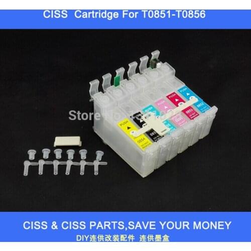 INK WAY T0851-T0856 ciss ink cartridge with combo chip for Espon stylus photo1390