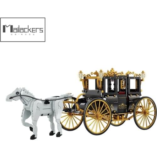 Mailackers Friends For Girl Princess Royal technical Horse Carriage Building Blocks Friendship Vehicle Bricks Toys For Kids gift