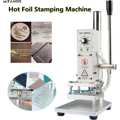 Electric Embosser Machine Leather Branding Machine Hot Foil StampingDiy Hot Embossing Logo Leather Printing Trademark