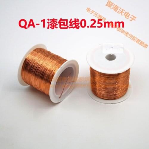 2pcs 0.25mm Enamel Insulated Wire Coil Scratch-free Urethane Straight Welding Wire Round Copper Wire