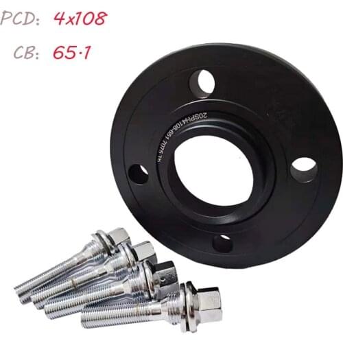 Wheel Spacer Suit For Car Peugeot Kit 4x108 CB:65.1 106/206/307/308/2008/3008/408/406/207/208/301/1007/306 Separadores