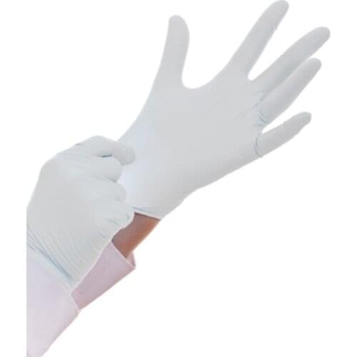 Latex gloves, white, box, 5.0g