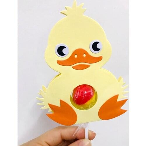 TP Metal Cutting Dies Duck Lillipop Holder Diy Scrapbooking Photo Album Decorative Embossing PaperCard Crafts Die 2021