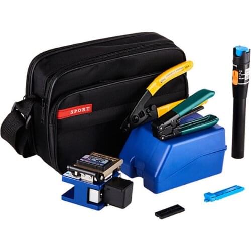 Optical Fiber Cleaver tool kit FTTH FC-6S High Precision +Red Light Pen+Stripping +bag +CFS-2 + 2 Allen Wrench