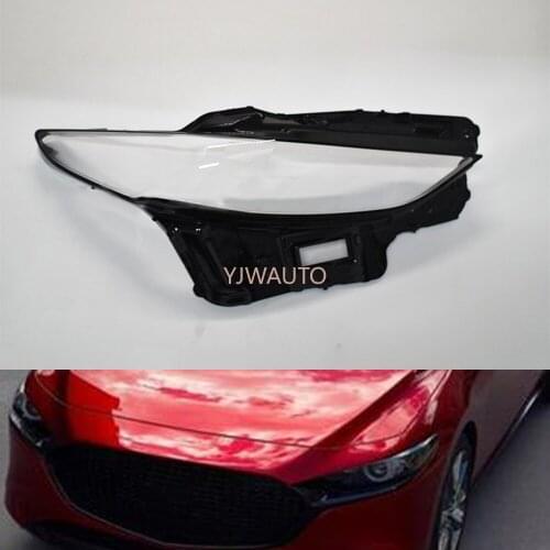 Headlight Lens For Mazda 3 2019 2020 Headlamp Cover Replacement Front Car Light Auto Shell